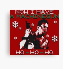 UGLY CHRISTMAS MACHINEGUN Canvas Print