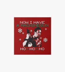 UGLY CHRISTMAS MACHINEGUN Art Board