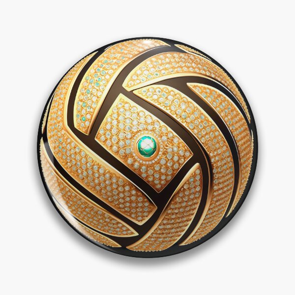 Item preview, Gold and Diamonds Volleyball Ball designed and sold by rafagavi44.