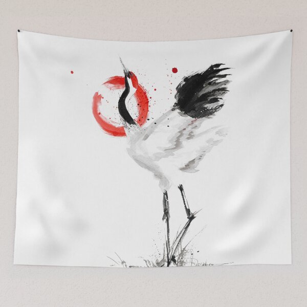 Item preview, Japanese Crane designed and sold by Ibreathart.