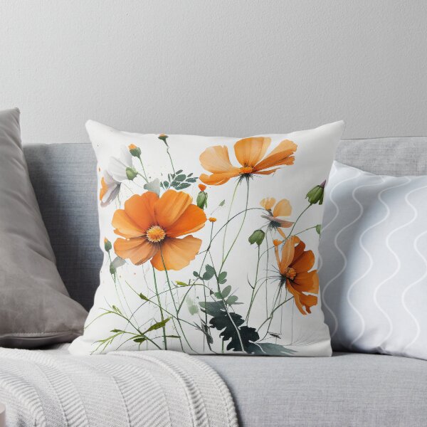Item preview, Orange flowers designed and sold by Paintograma.
