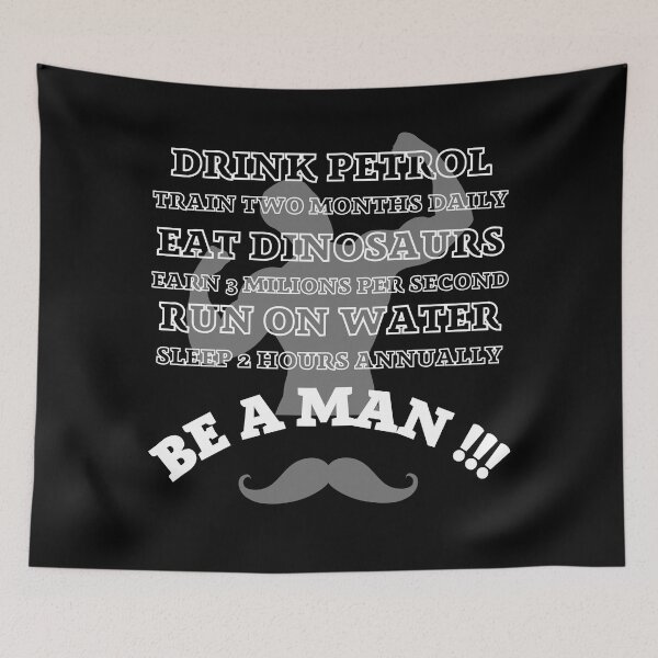 Item preview, Be a Man designed and sold by RoxXxaNa94.