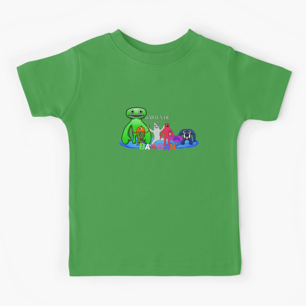 Camiseta Infantil Garden Garten Of Banban Rosto Roblox Jogo