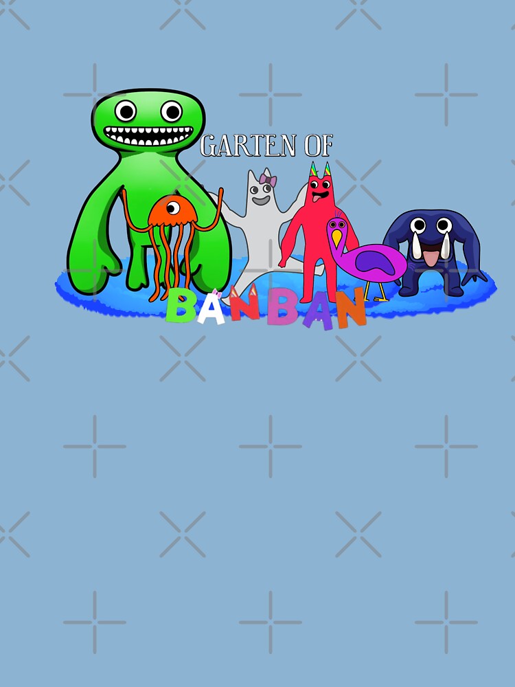 Camiseta Infantil Garden Garten Of Banban Rosto Roblox Jogo