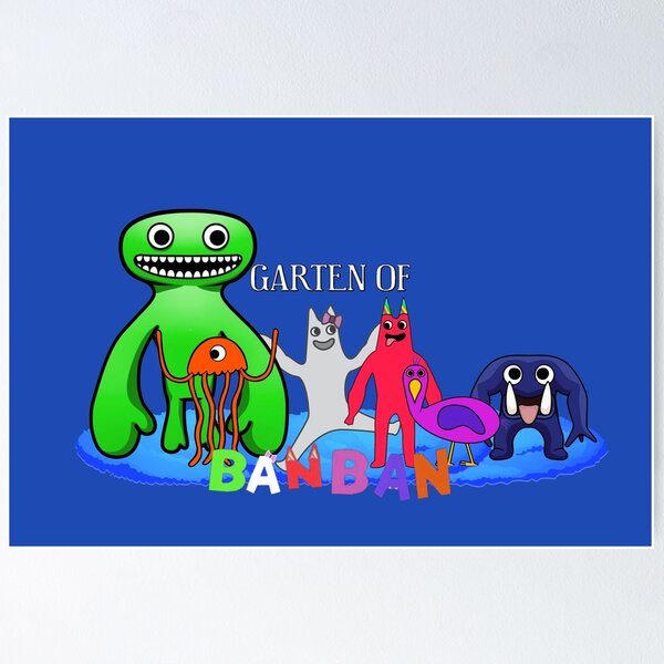 Garten of banban group all characters! Sticker for Sale by TheBullishRhino