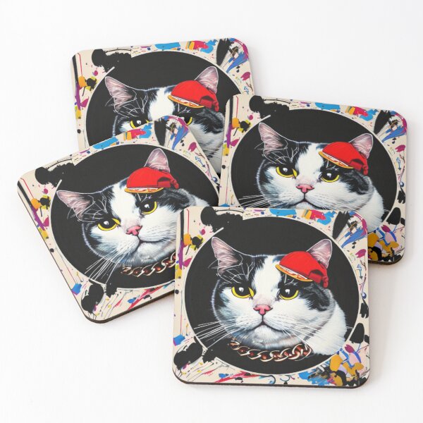 Item preview, The Cool Cat DJ - The Black and White Beatmaker - The Club King designed and sold by WBP Mart.