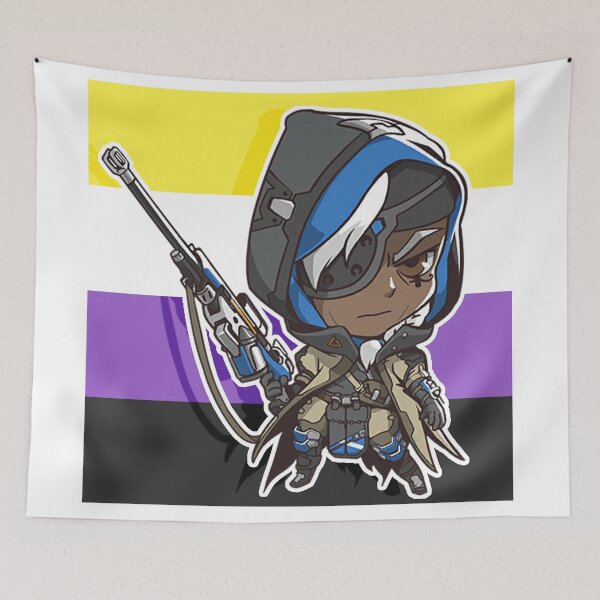 Item preview, nonbinary pride ana ow designed and sold by Jemjae1112.