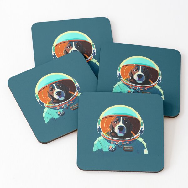Item preview, space dog designed and sold by BrigitteCooper.