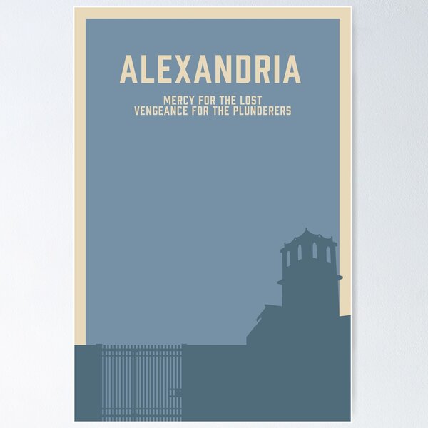 Morgan Jones Traveling To Alexandria TWD Poster, an art print by