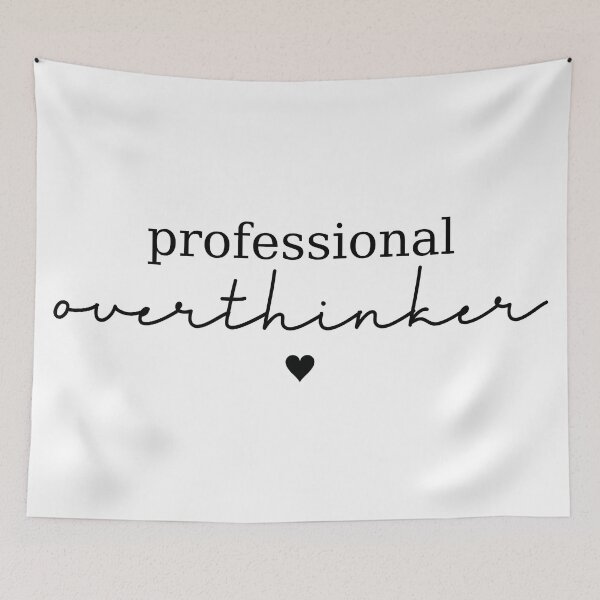 Item preview, Professional Overthinker designed and sold by NessiCreates.