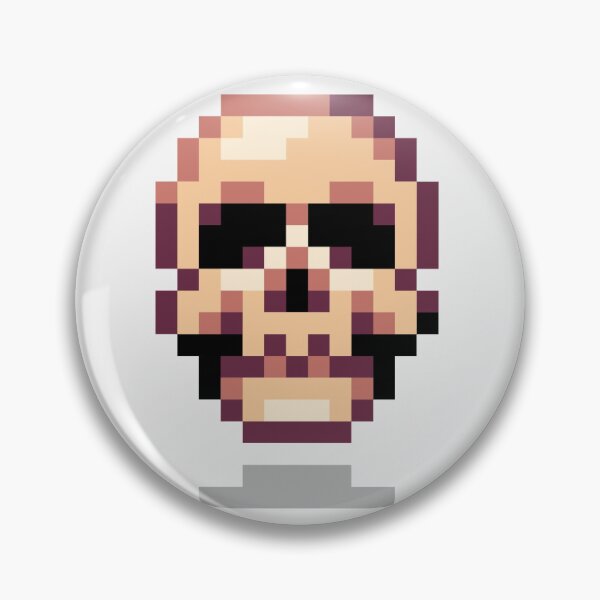 Item preview, Pixel Fun Skull designed and sold by ShelleLau.
