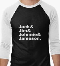 Four J's Men's Baseball ¾ T-Shirt