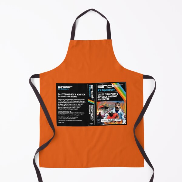 Item preview, DALEY THOMPSON'S JOYSTICK DAMAGE SIMULATOR for the Sinclair ZX Spectrum (cassette cover) - Fantasy / Parody Game Cassette Cover - 80s 8-bit Retro Game (Never on the Speccy!) designed and sold by RetroTeeStudio.