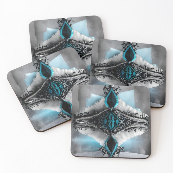 Item preview, Unique Detailed Turquoise Abstract designed and sold by Artel-Blue.