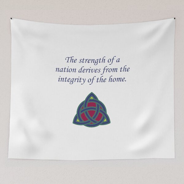 Item preview, The Strength Of A Nation - Family Quote  designed and sold by CrankyOldDude.