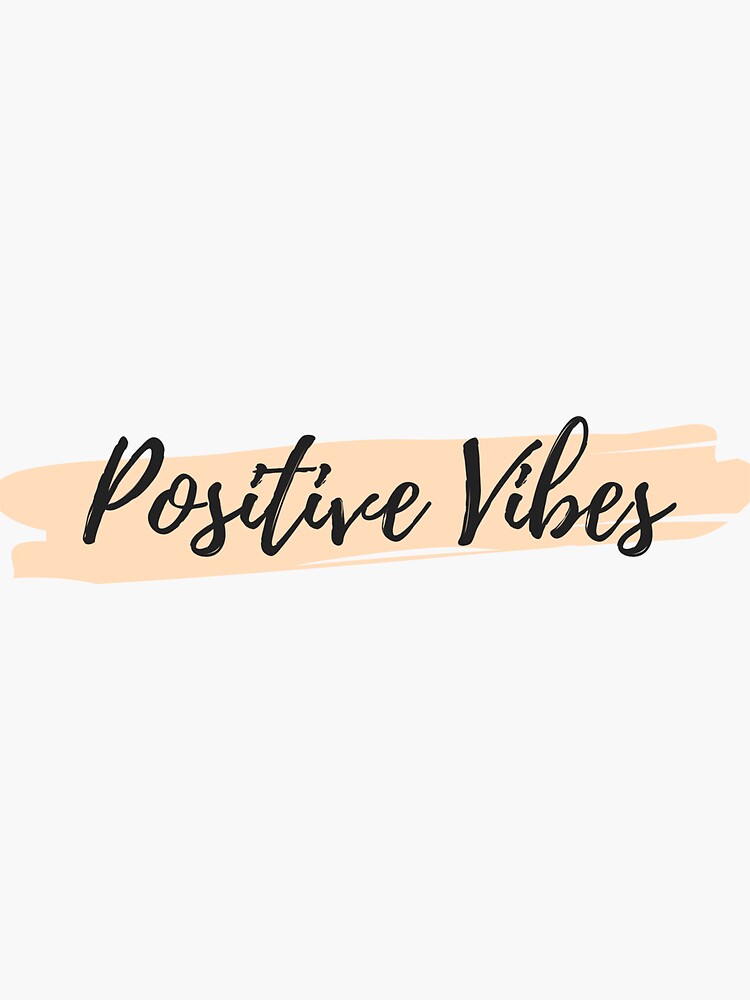 Good Vibes Quote - Motivational Quote - Aesthetic Quote - Good Vibes -  Sticker