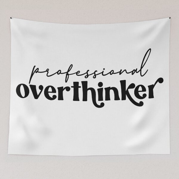 Item preview, Professional Overthinker designed and sold by NessiCreates.