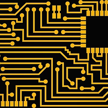 Artwork thumbnail, Gold Computer Tech Nerd Software code by ChristinasMess