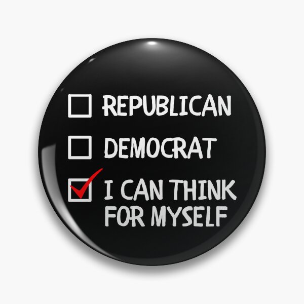 Item preview, I Can Think For Myself Apolitical designed and sold by MojaveTradePost.