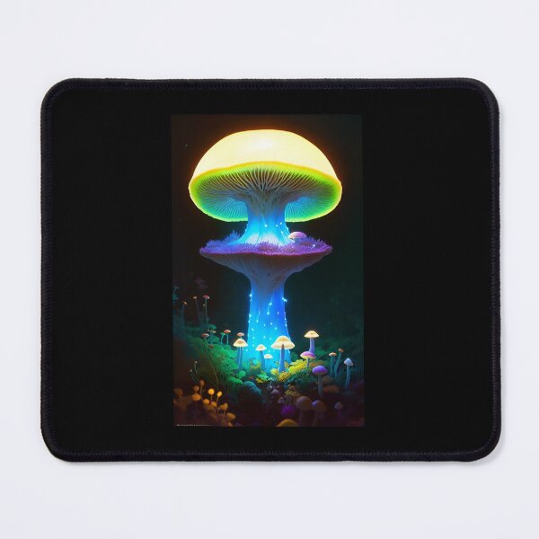 Item preview, A.I INK | Bioluminescent Mushroom Aesthetic  designed and sold by AI-INK.