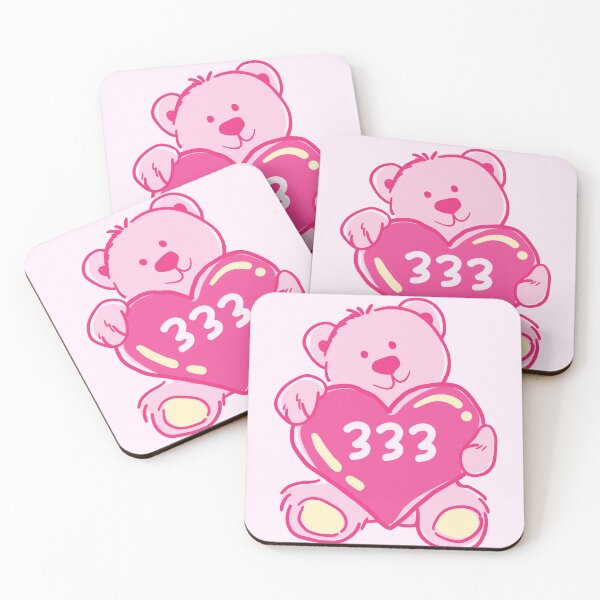 Item preview, Angel Numbers 333 Auro Teddy Bear Sticker Pack designed and sold by RelaxTimeYogaa.