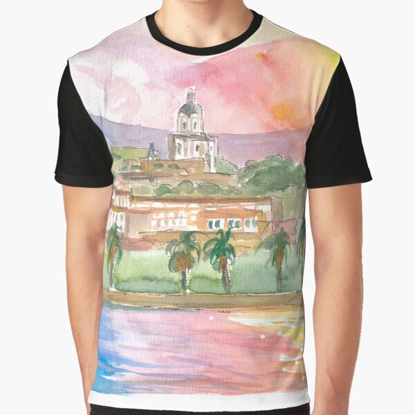 Item preview, Messina Sicily City View from Mediterranean Sea designed and sold by artshop77.