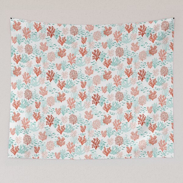 Item preview, Coral on a white background designed and sold by Cheekyleopard.