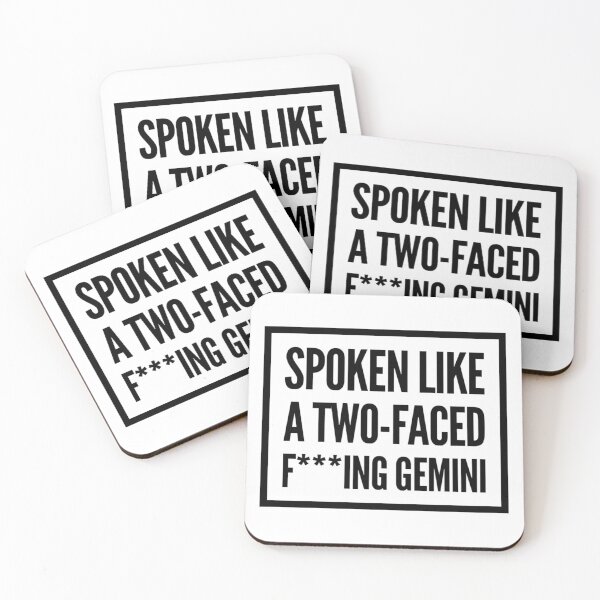 Item preview, Two Faced Gemini - Big Mouth quote  designed and sold by voiddestiel.