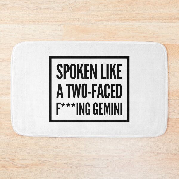 Item preview, Two Faced Gemini - Big Mouth quote  designed and sold by voiddestiel.