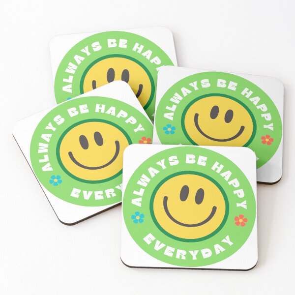 Item preview, Always be Happy Everyday Smile Face  designed and sold by Craftdrawer.