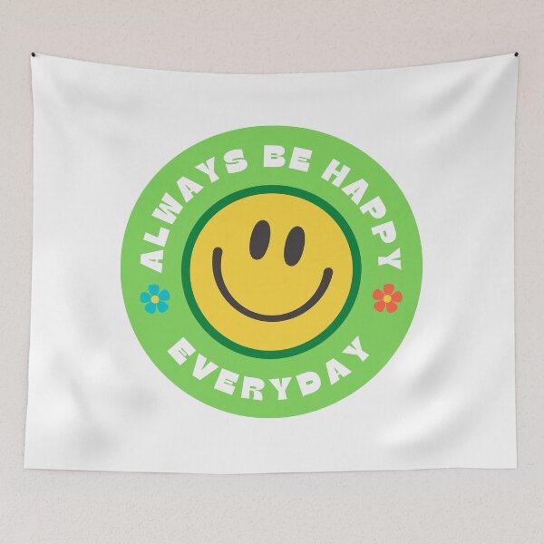 Item preview, Always be Happy Everyday Smile Face  designed and sold by Craftdrawer.