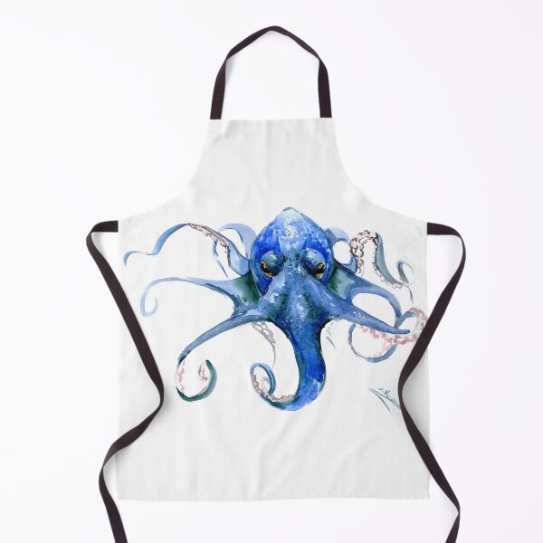 Item preview, Octopus, Blue designed and sold by surenart.