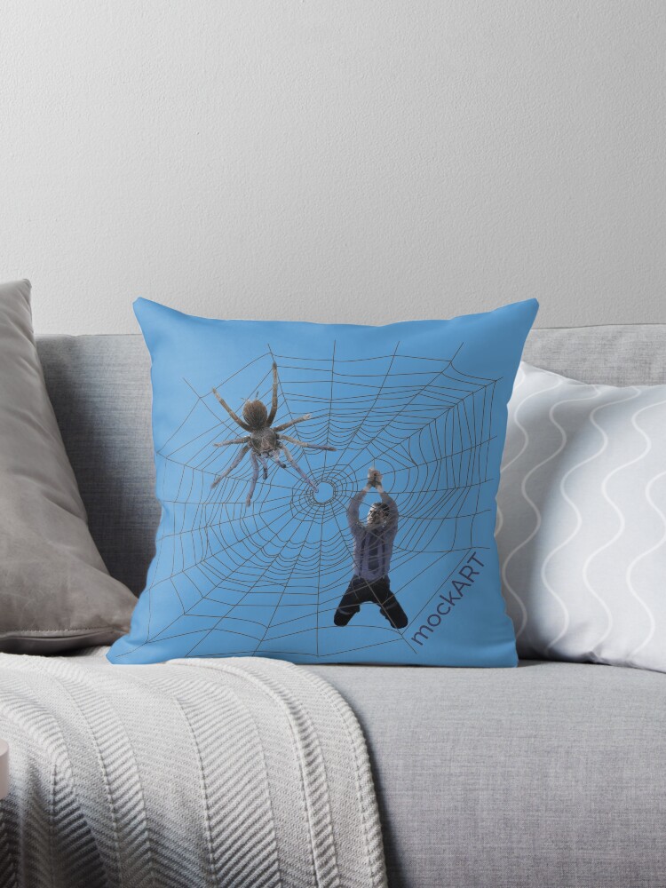 Thumbnail 1 of 3, Throw Pillow, mockART - Between Towers designed and sold by mockART.