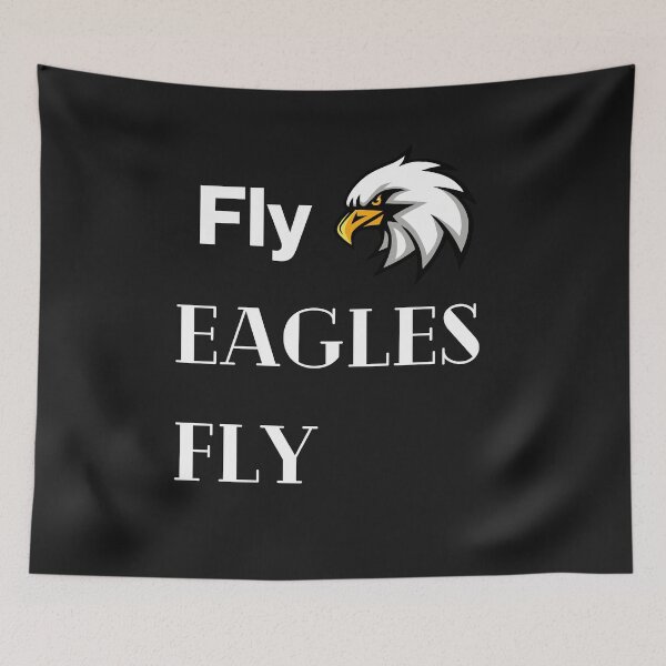 Item preview, Fly Eagles Fly Vintage Flying Bird Inspirational Hawk Fan designed and sold by Napass-nt.
