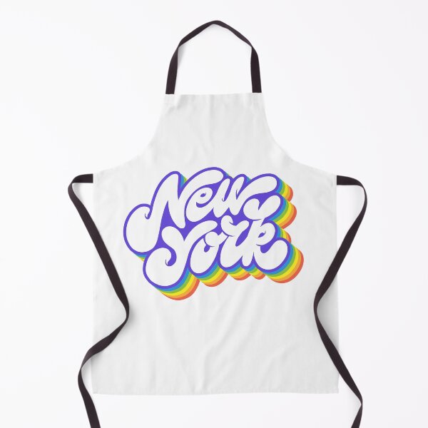 Item preview, New York / LGBTQ flag / Lettering designed and sold by TinyQueenArt.