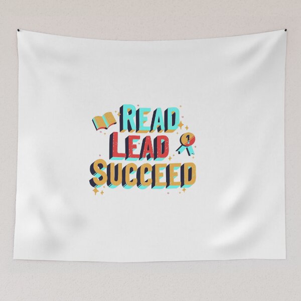 Item preview, Read Lead Succeed Motivational qoute designed and sold by Minhal's Artful  Impressions.