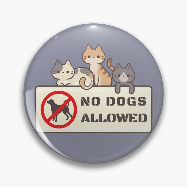 Item preview, No dogs allowed union rules designed and sold by PellSilversmith.