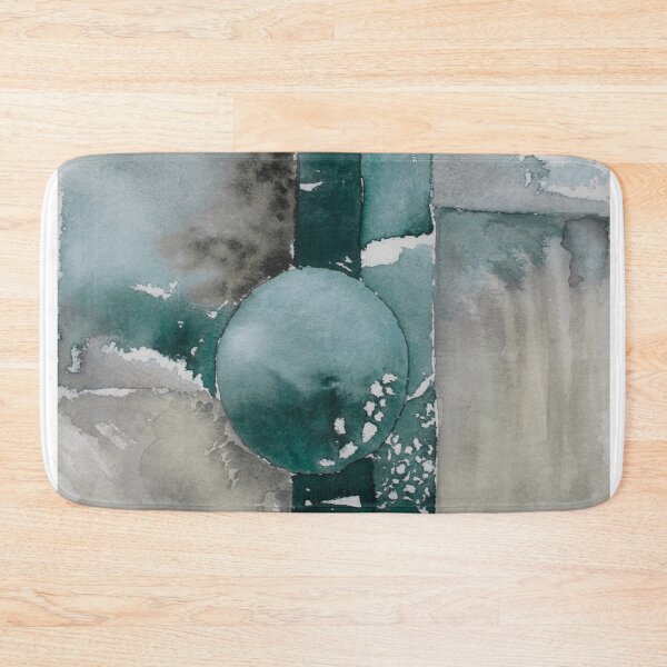 Item preview, teal abstract designed and sold by ElaSzczepaniak.