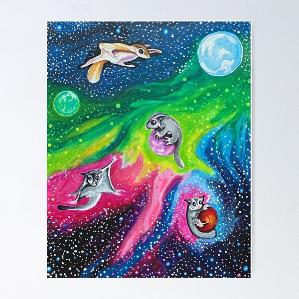 Item preview, Galaxy Sugar Gliders designed and sold by JackiLynn26.