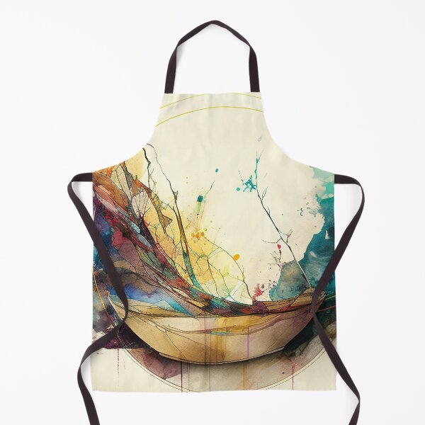Item preview, Abstract watercolor shapes and paint mix designed and sold by RK - Shop.