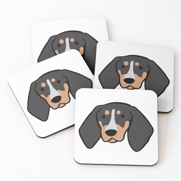 Item preview, Bluetick coonhound cute illustration designed and sold by Yarafantasyart.