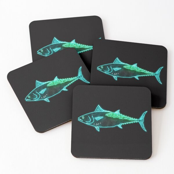 Item preview, Neon Design of a False Albacore Little Tunny designed and sold by designsasstultd.
