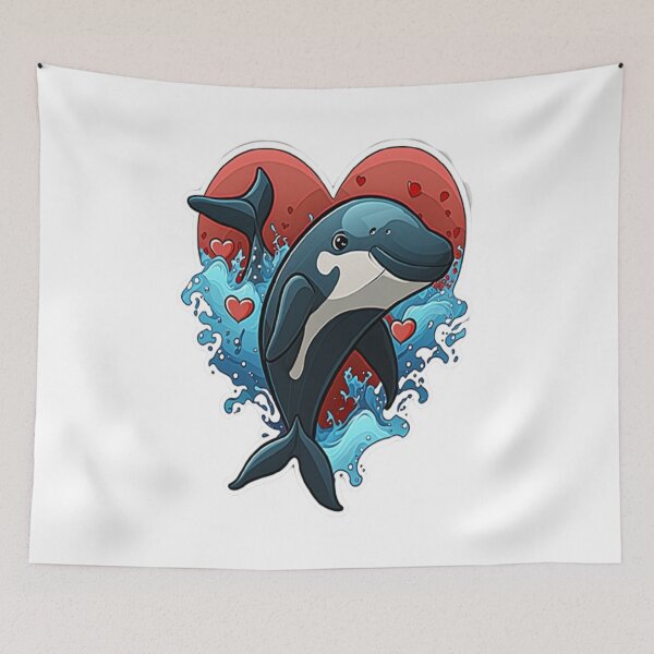 Item preview, Orca Is My Valentine designed and sold by laurateamart.