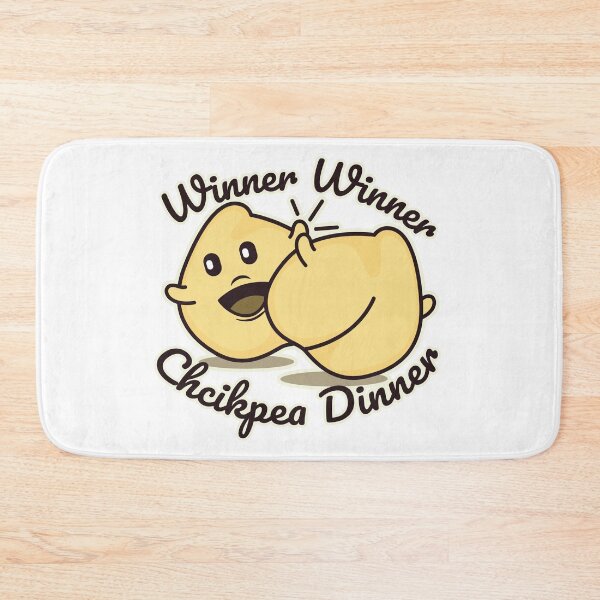 Item preview, Winner Winner Chickpea Dinner Cartoon highfive designed and sold by LovesLola.