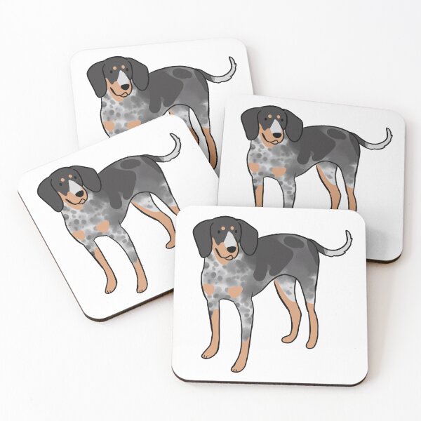 Item preview, Bluetick coonhound cute illustration designed and sold by Yarafantasyart.