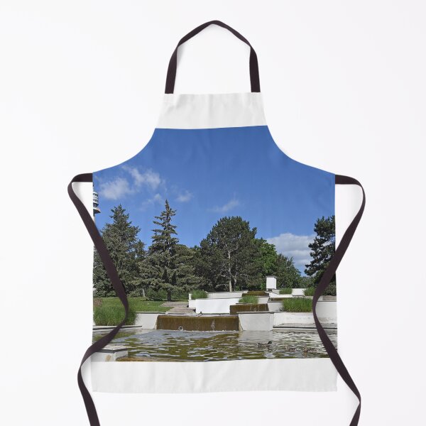 Item preview, fountain with ducks and Tv tower Donauturm in Donaupark Vienna designed and sold by goceris.
