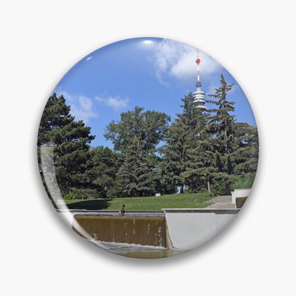 Item preview, fountain with ducks in Donaupark Vienna designed and sold by goceris.