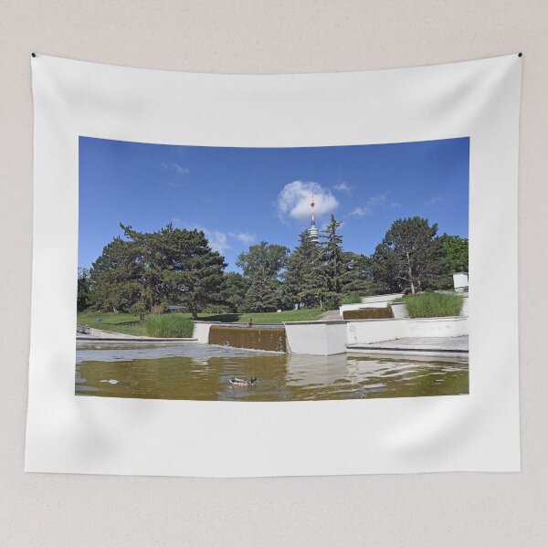 Item preview, fountain with ducks in Donaupark Vienna designed and sold by goceris.