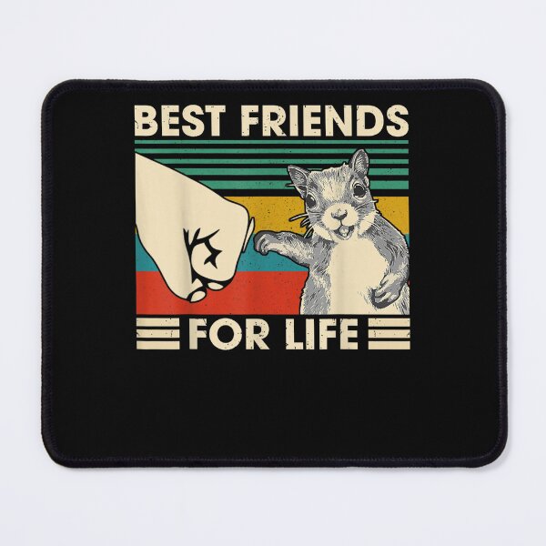 Item preview, Retro Vintage Squirrel Best Friend For Life Fist Bump designed and sold by loutfileo.