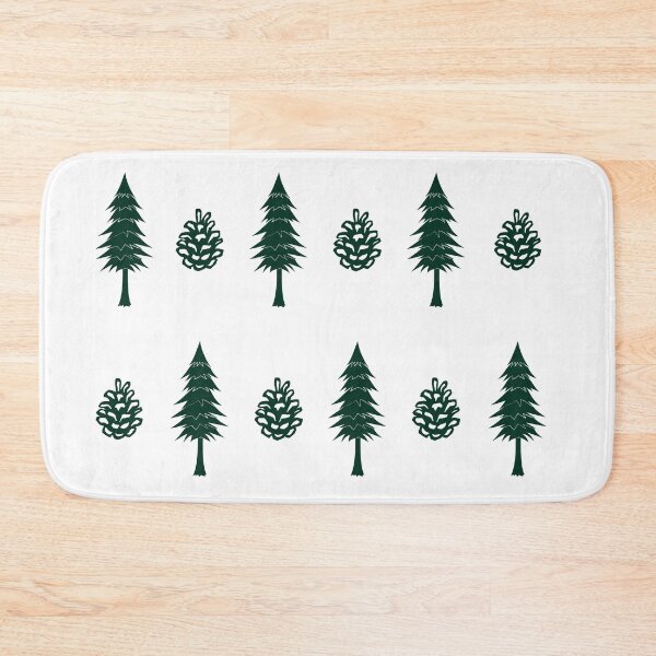 Item preview, Pine Trees, Pinecones, Green, Large Pattern designed and sold by SpruceGooseCo.